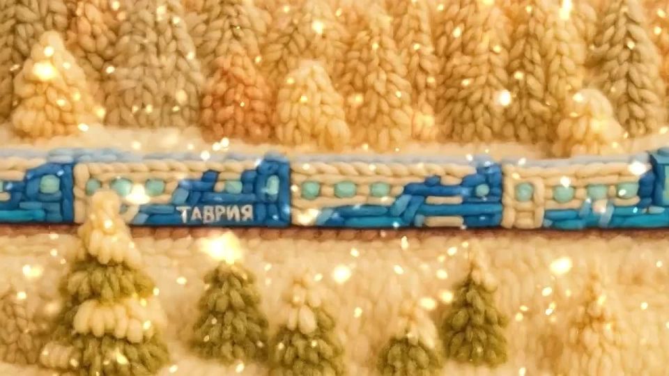 В вязаный край сегодня отправилась первая маленькая «Таврия»!