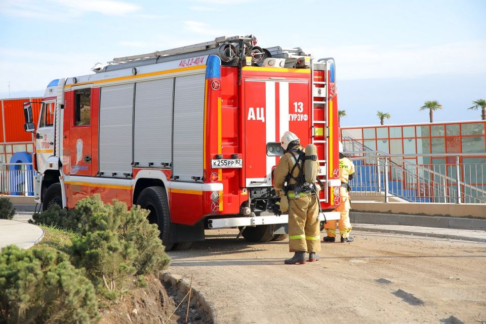 Занятия для пожарных в Артеке Занятия для пожарных в Артеке