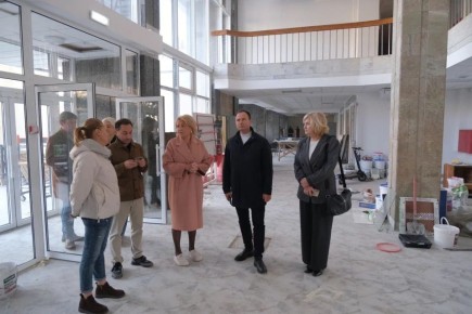 Янина Павленко: Ялтинский центр культуры – промониторила ход ремонтных работ