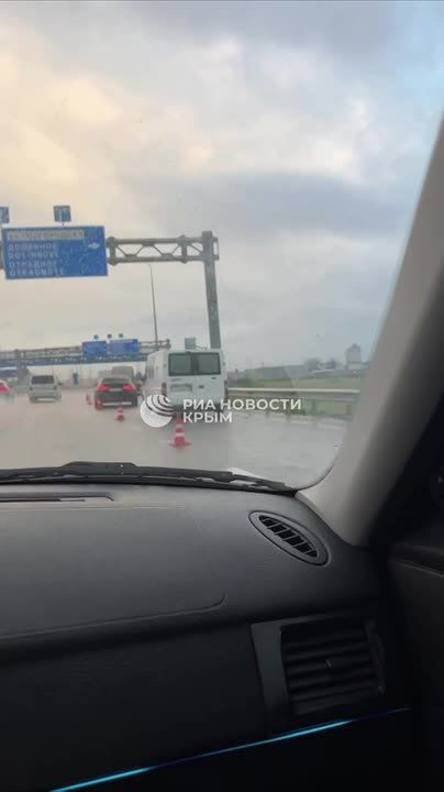 На трассе "Таврида" под Бахчисараем произошла авария