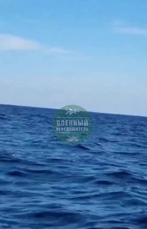 Кадры уничтожения силами флота Румынии украинского БЭК Sea Baby в 36 морских милях к востоку от Констанцы