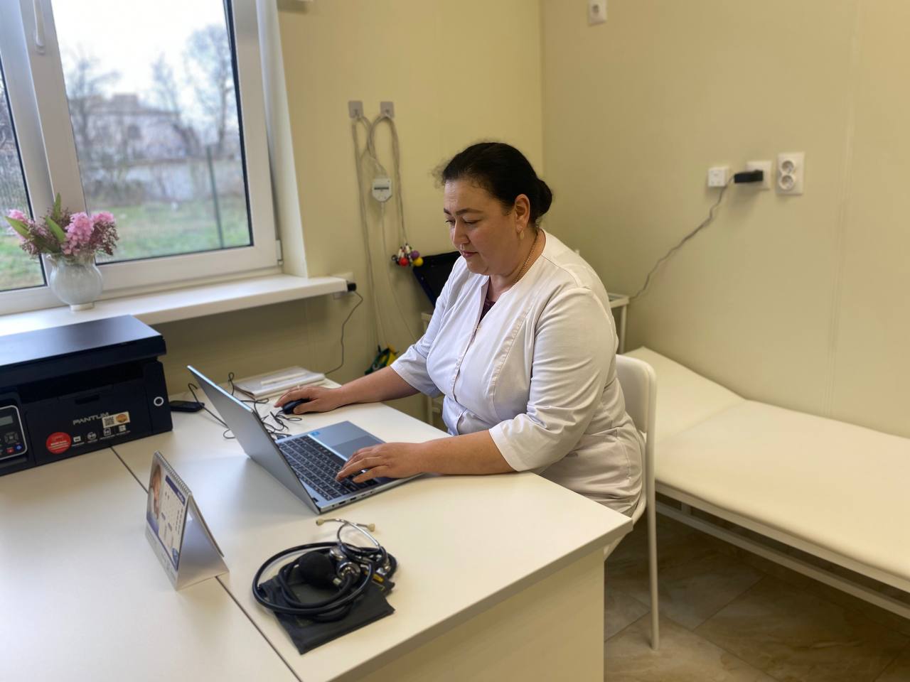 В селе Калинино Красногвардейского района открыли новое здание врачебной амбулатории В селе Калинино Красногвардейского района открыли новое здание врачебной амбулатории