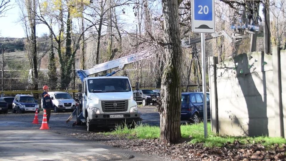 В Симферополе меняют уличное освещение