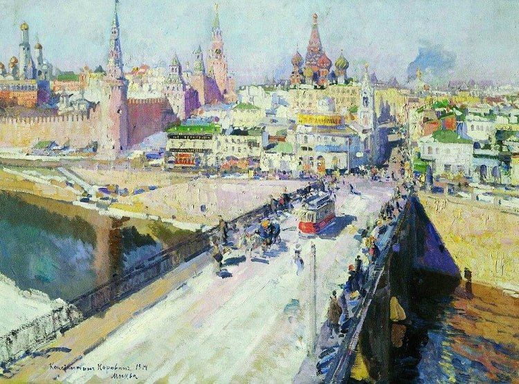 Константин Коровин уже в 1880-х годах увлекся новым для России живописным течением, его работу «Портрет хористки» называли «первой ласточкой русского импрессионизма» Константин Коровин уже в 1880-х годах увлекся новым для России живописным течением, его работу «Портрет хористки» называли «первой ласточкой русского импрессионизма»