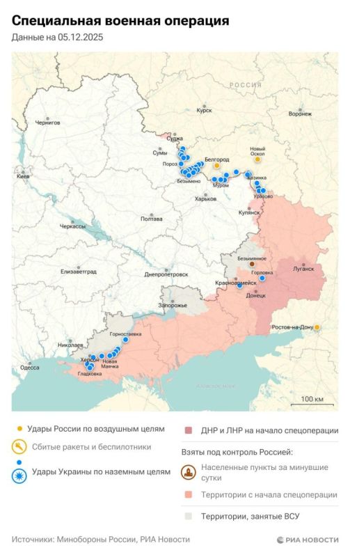Актуальная обстановка в зоне СВО