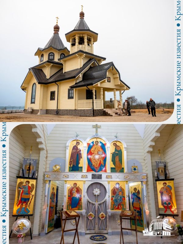 Возведённый в Заозёрном храм святого благоверного князя Александра Невского освятил митрополит Симферопольский и Крымский Тихон