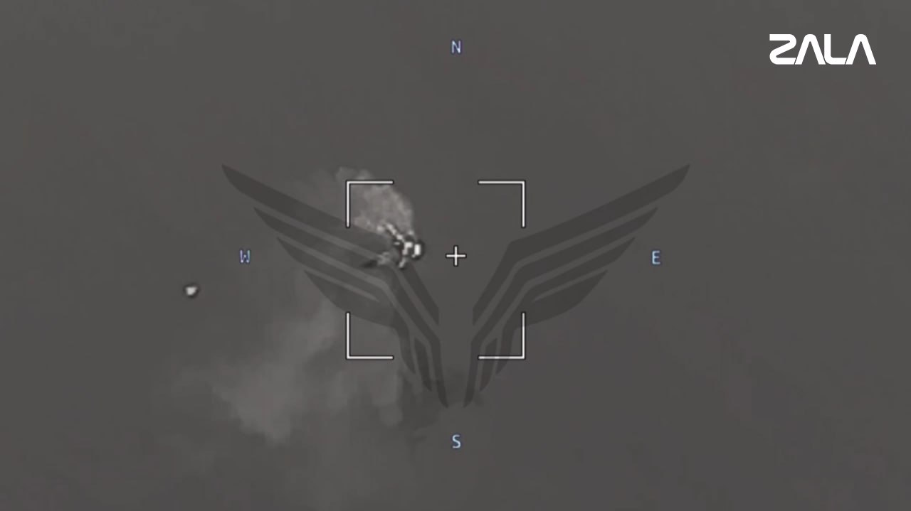 ZALA Ланцет Центра «Рубикон» уничтожил БЭК противника, вооруженный зенитными ракетами ZALA Ланцет Центра «Рубикон» уничтожил БЭК противника, вооруженный зенитными ракетами