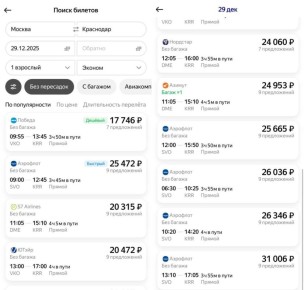 Олег Царёв: После билетов на поезд решил посмотреть, сколько стоит перелёт из Москвы до открытых аэропортов юга России — Краснодара и Геленджика