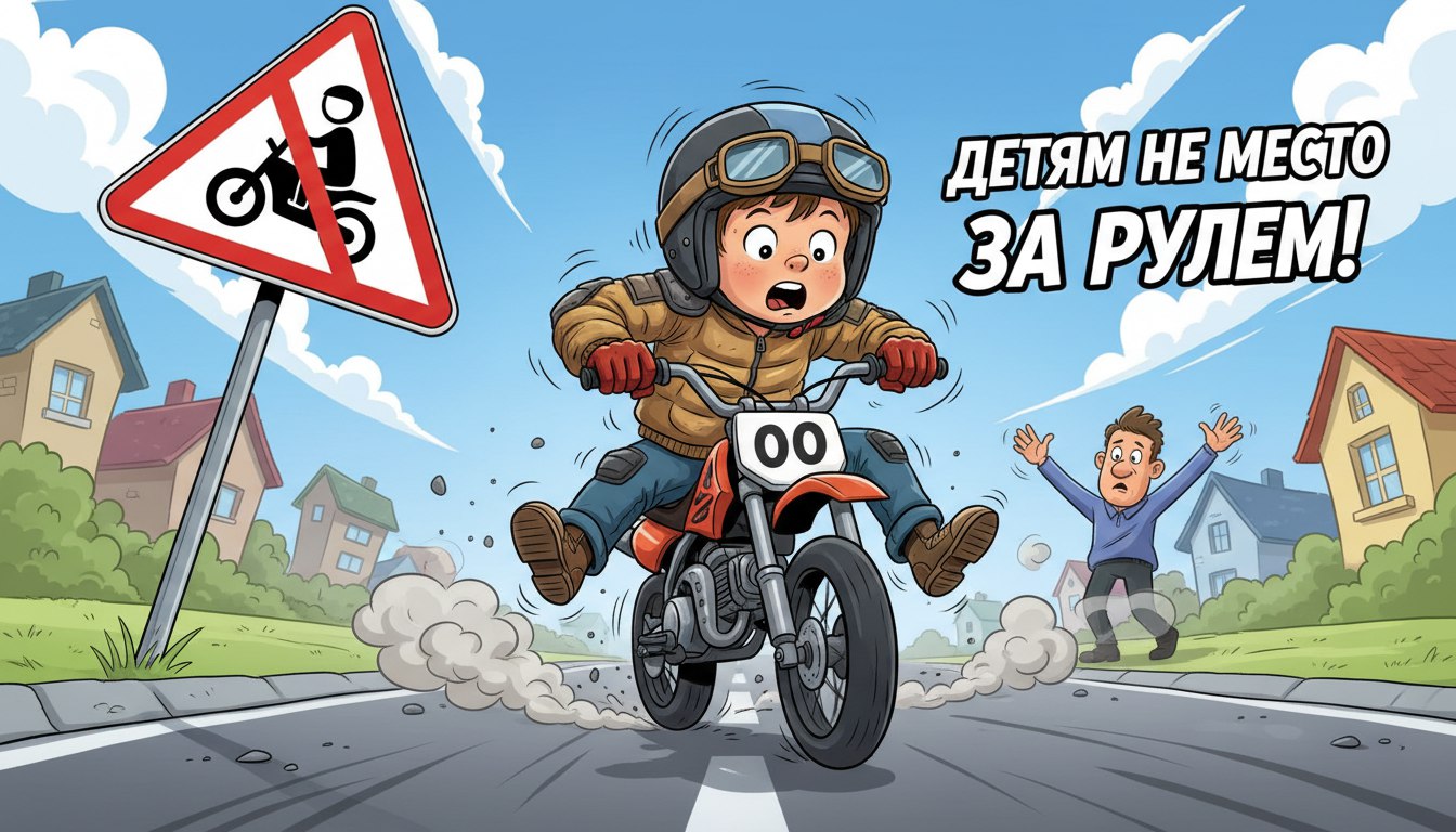 Питбайки и мототранспорт в руках несовершеннолетних – угроза жизни и безопасности на дорогах