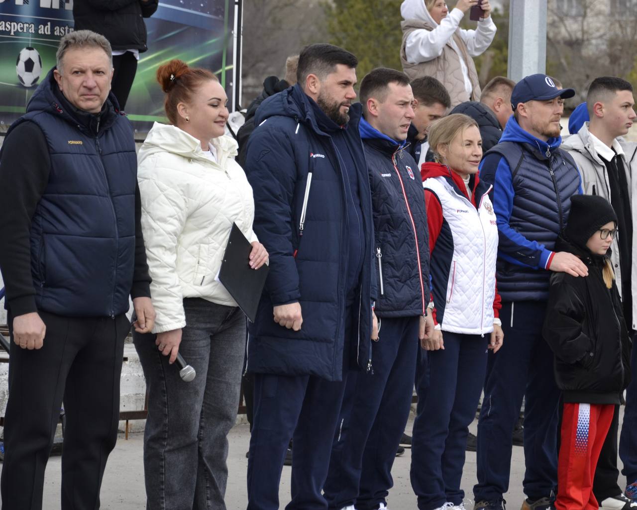 Шериф Османов: Воскресное утро мы провели на стадионе в городе Белогорск Шериф Османов: Воскресное утро мы провели на стадионе в городе Белогорск