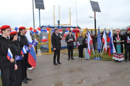 В селах Серово, Косточковка и Акимовка Нижнегорского района состоялся торжественный пуск газа
