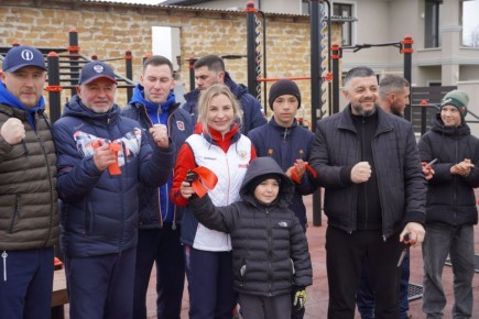 В Белогорском районе открыты две новые спортплощадки