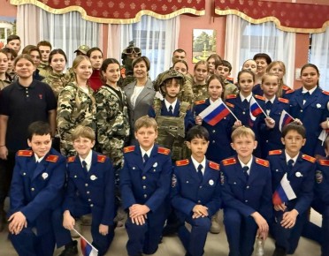 Кадеты 5-К класса Гимназии №11 им. К.А. Тренева приняли участие в форуме «Герои Родины: память, служение, единство» в Алуште