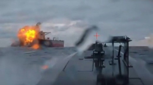 Морские дроны СБУ Sea Baby совершили незаконную атаку на танкер Dashan в Черном море