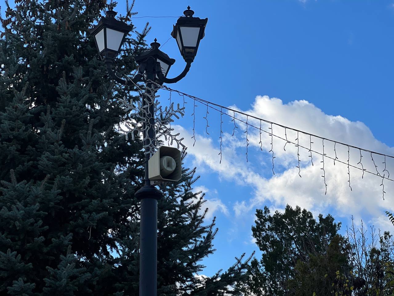 В Керчи приступили к украшению главной городской елки В Керчи приступили к украшению главной городской елки