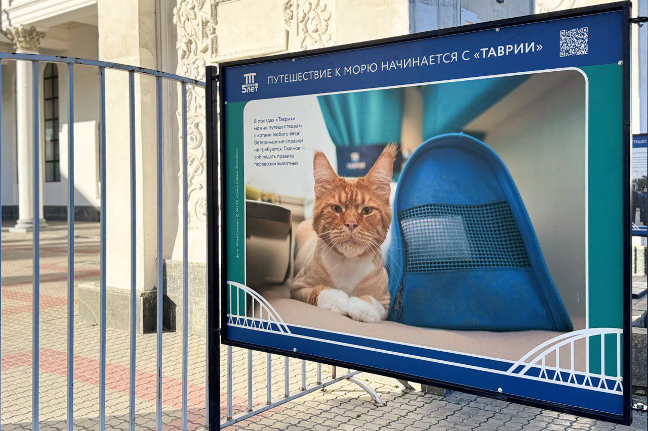 В Симферополе открылась передвижная фотовыставка, посвященная пятилетию запуска поездов «Таврия» через Крымский мост В Симферополе открылась передвижная фотовыставка, посвященная пятилетию запуска поездов «Таврия» через Крымский мост