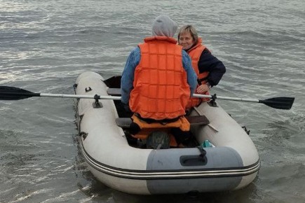 Сотрудники Симферопольской партии совместно с главным гидрогеологом Государственного бюджетного учреждения Республики Крым «Крымская гидрогеолого - мелиоративная экспедиция» провели обследование части акватории Черного моря