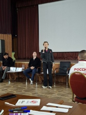 Глава муниципального образования Советский район Республики Крым — председатель Советского районного совета Виктория Грицай принимает участие в региональном семинаре-практикуме «Мы вместе. Развитие массового спорта и...