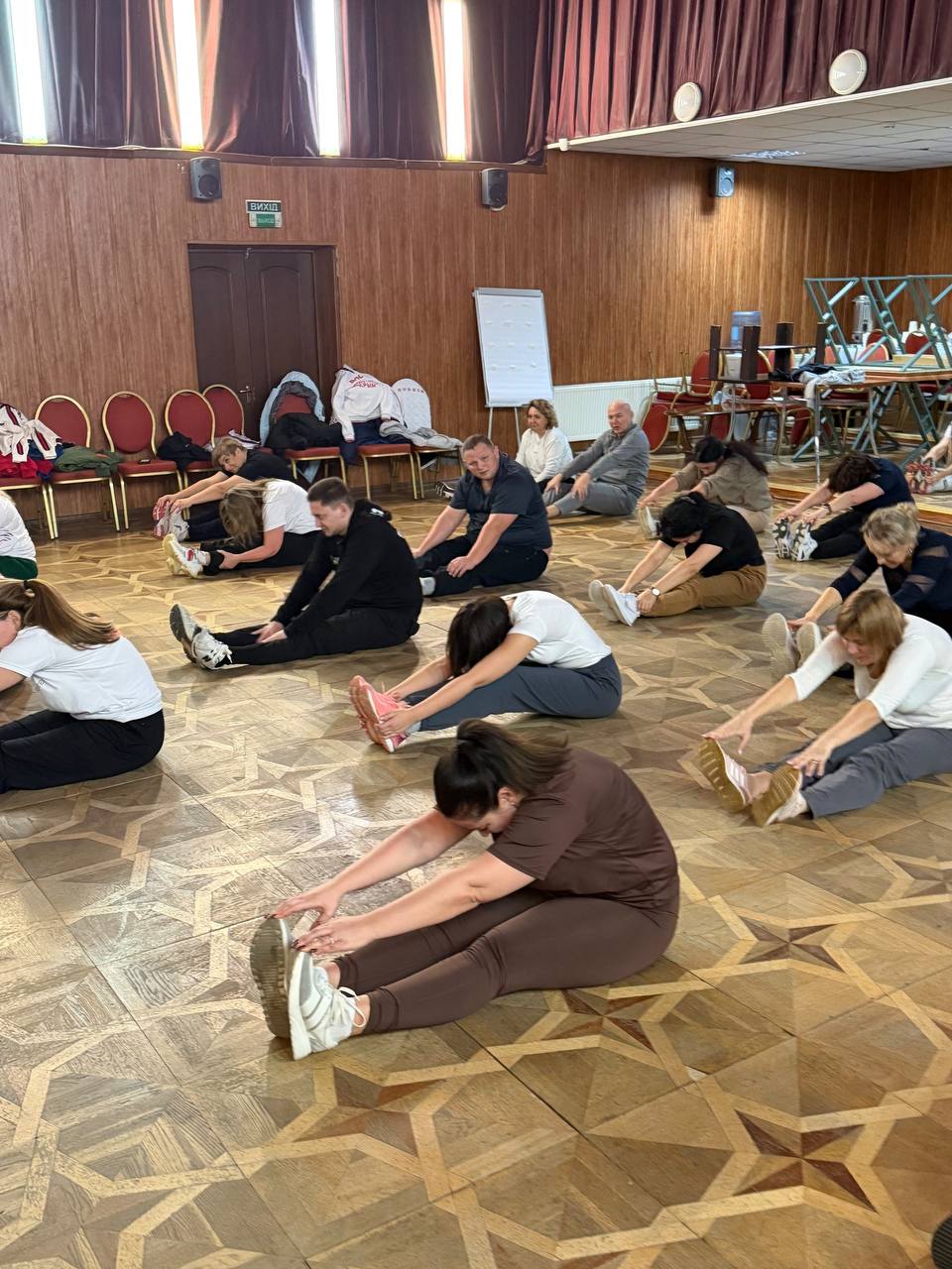 Ольга Торубарова: Второй день семинара-практикума «Мы вместе» для руководителей муниципальных городов и районов спортивной отрасли начался с утренней зарядки Ольга Торубарова: Второй день семинара-практикума «Мы вместе» для руководителей муниципальных городов и районов спортивной отрасли начался с утренней зарядки