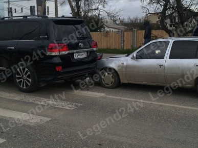 ДТП с участием 2 автомобилей произошло на Фиолентовском шоссе, в районе ТСН «Боевик»