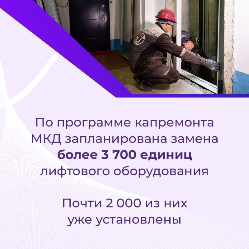 В регионах России продолжается замена лифтового оборудования в рамках программы капремонта МКД В регионах России продолжается замена лифтового оборудования в рамках программы капремонта МКД
