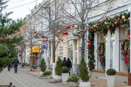 Симферополь готовится к Новому году