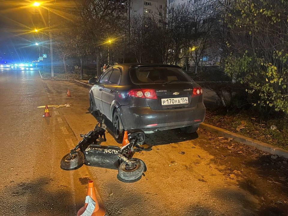Госавтоинспекция Севастополя устанавливает обстоятельства ДТП с пострадавшим самокатчиком на улице Борисова
