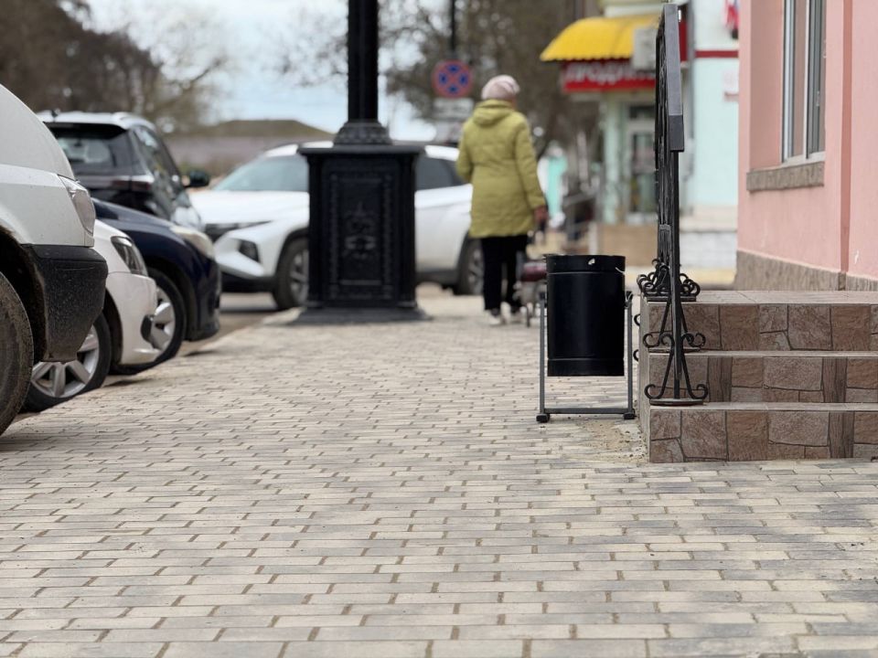 Ремонт тротуаров на ул. Пролетарской и в Милицейском переулке завершат до конца года