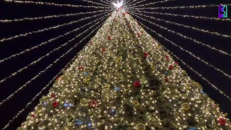 Керчь в свете новогодних огней