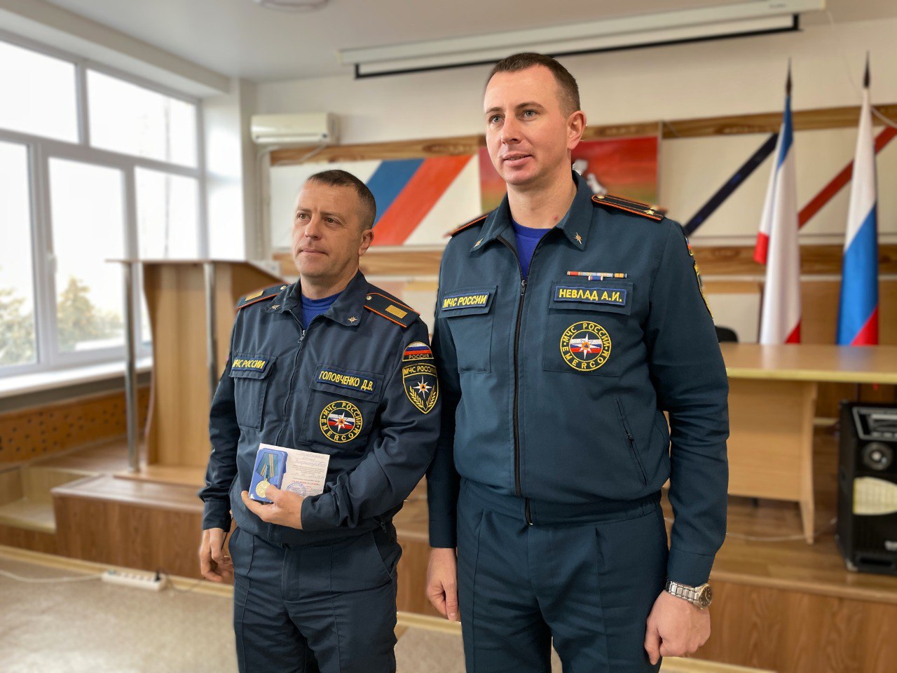 Василий Телиженко: В администрации города Армянска вручили благодарности и грамоты сотрудникам отделения ГУ МЧС России по Республике Крым г.Армянск Василий Телиженко: В администрации города Армянска вручили благодарности и грамоты сотрудникам отделения ГУ МЧС России по Республике Крым г.Армянск