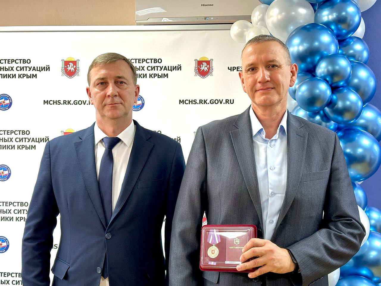 В МЧС Республики Крым состоялось торжественное мероприятие, приуроченное ко Дню спасателя Российской Федерации