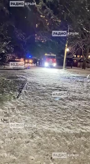 В Симферополе сгорела легковушка