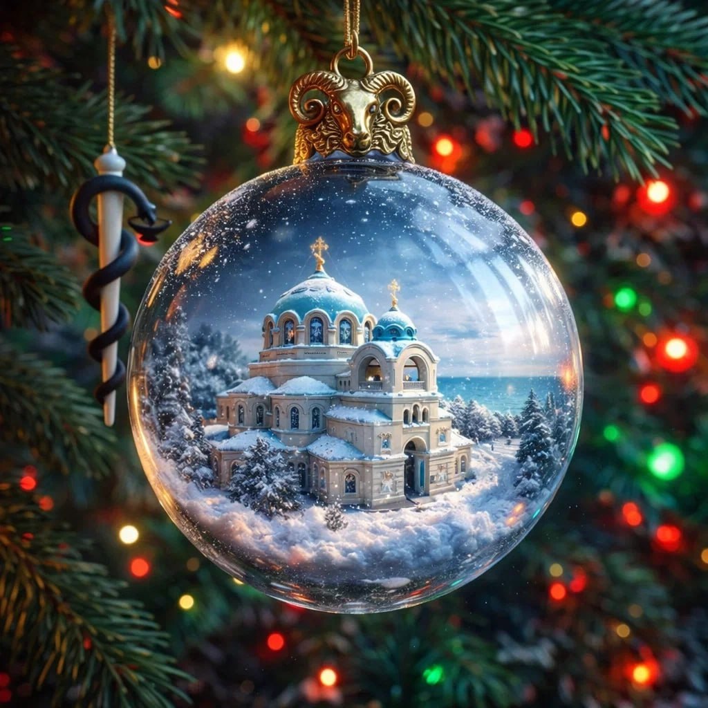 Вот и прогремел Новый год, а мы встречаем первые выходные — нам стало интересно: а что, если бы знаковая достопримечательность нашего муниципалитета стала ёлочной игрушкой?