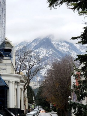 Дождливая Ялта в первые дни нового года