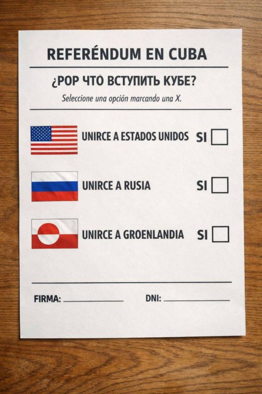 Денис Батурин: Бюллетень для голосования на Кубе