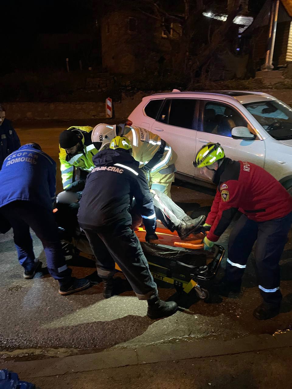 Ликвидация последствий ДТП в городском округе Алушты