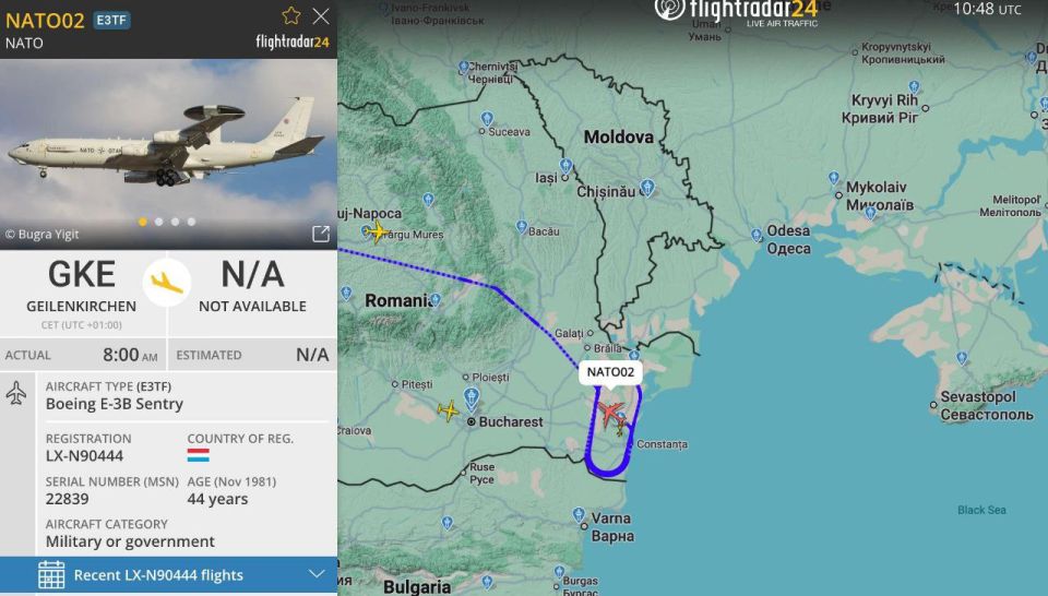 ��� ���� �����-�� �������� ��������� ������ Boeing E-3B Sentry