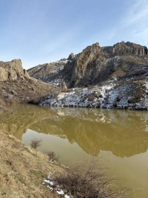 Озеро Панагия в Зеленогорье наполнилось водой