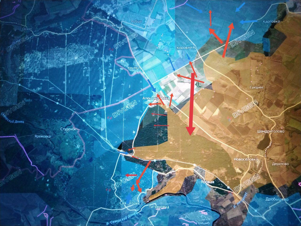 Юрий Котенок: Изюмское направление. Подразделения ГрВ "Запад" продолжают наступление в направлении Изюма