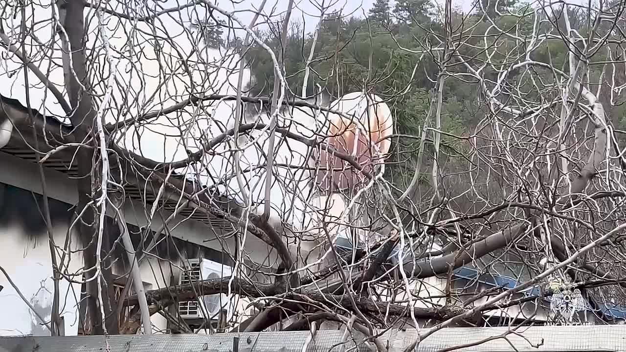 Три квартиры сейчас горят в поселке Ореанда под Ялтой