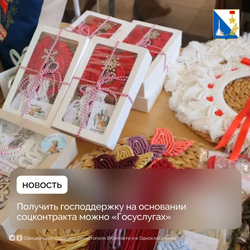 Более 93% заявлений на получение соцконтракта подали севастопольцы в электронном виде в 2025 году