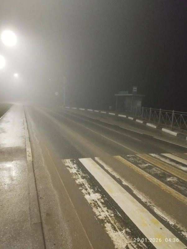 Туман окутал почти весь Крым – видимость на дорогах ограниченная