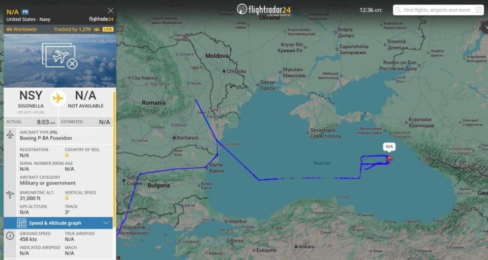 Михаил Онуфриенко: Самолёты радиоэлектронной разведки британских ВВС и патрульный ВМС США ведут активную разведку в районе Крыма и Краснодарского края Михаил Онуфриенко: Самолёты радиоэлектронной разведки британских ВВС и патрульный ВМС США ведут активную разведку в районе Крыма и Краснодарского края