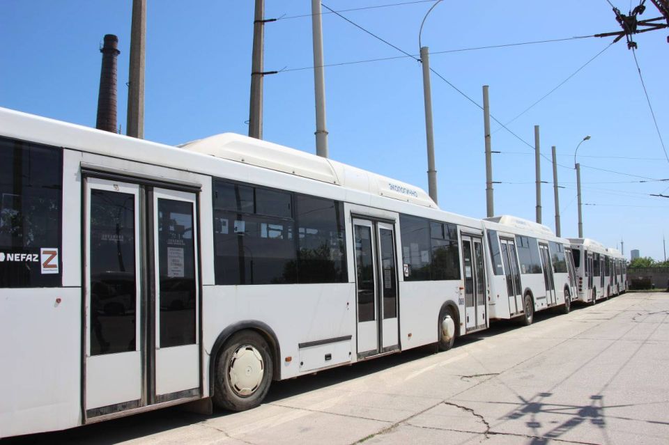 Автопарк Керченского филиала «Восточный» ГУП РК «Крымтроллейбус» пополнился двумя новыми автобусами марки «НефАЗ» повышенной вместимости, современной модификации