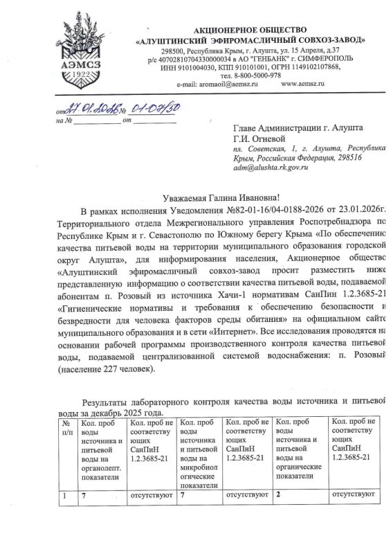 ���������� �� ������������ �������������� ������-����� � ������������ �������� �������� ����, ���������� ��������� �. ������� �� ��������� ����-1 ���������� ������ 1.2.3685-21 �������������� ��������� � ���������� �...