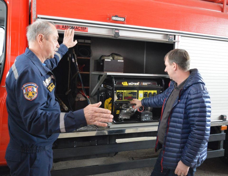 Алексей Ерёменко: Проверил сегодня готовность реагирующих подразделений ГКУ РК "Пожарная охрана Республики Крым" в ГО Судак и Кировском районе совместно с начальником учреждения — Агишевым Рамилем Вахитовичем Алексей Ерёменко: Проверил сегодня готовность реагирующих подразделений ГКУ РК "Пожарная охрана Республики Крым" в ГО Судак и Кировском районе совместно с начальником учреждения — Агишевым Рамилем Вахитовичем