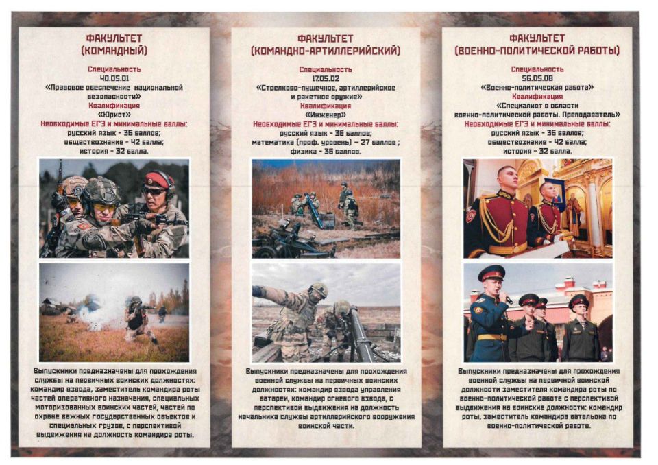 АКАДЕМИЯ РОСГВАРДИИ ПРИГЛАШАЕТ НА ОБУЧЕНИЕ АКАДЕМИЯ РОСГВАРДИИ ПРИГЛАШАЕТ НА ОБУЧЕНИЕ