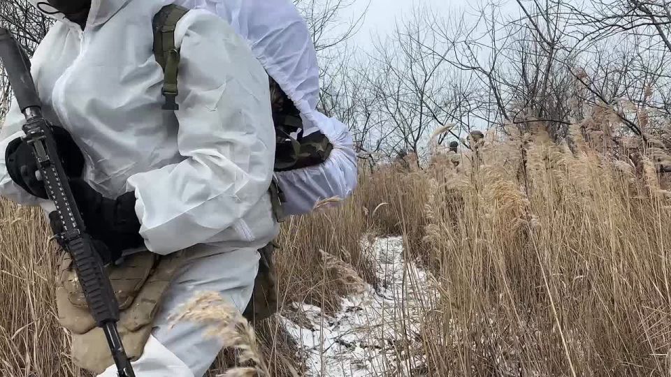 Подразделения спецназа группировки войск «Днепр» в тыловом районе СВО оттачивают действия в составе групп