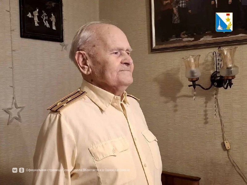 Севастопольский ветеран Великой Отечественной войны Алексей Николаевич Хромов встречает 99-летие
