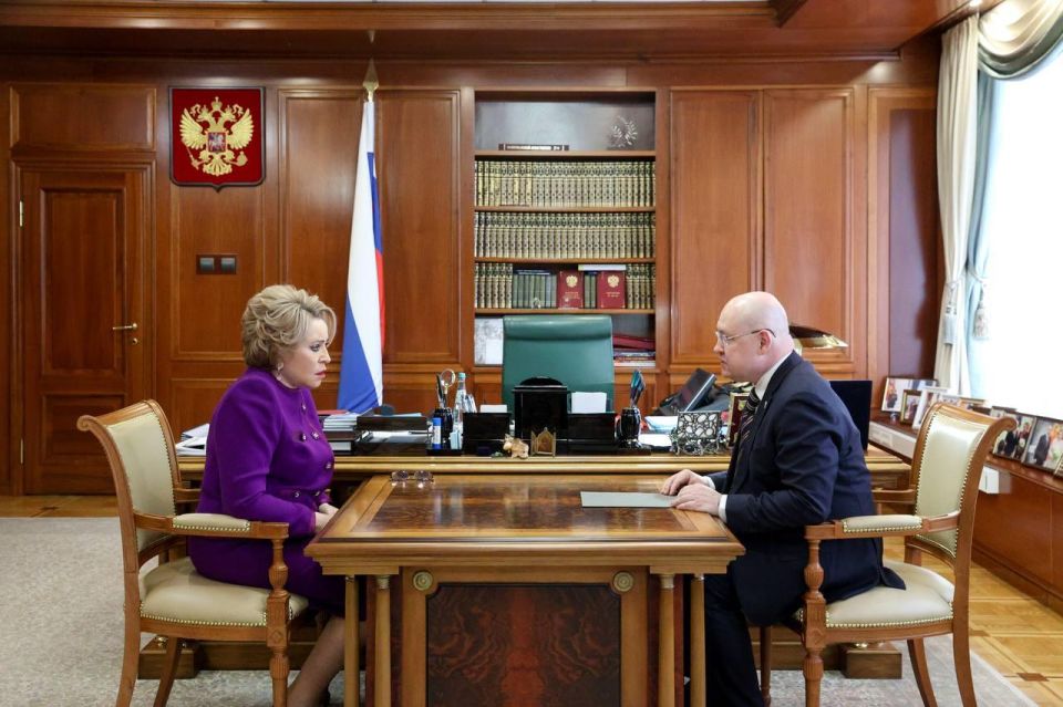 Развожаев на встрече с Матвиенко обсудил развитие Севастополя